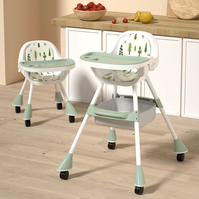 Baby High Chair - Light Green