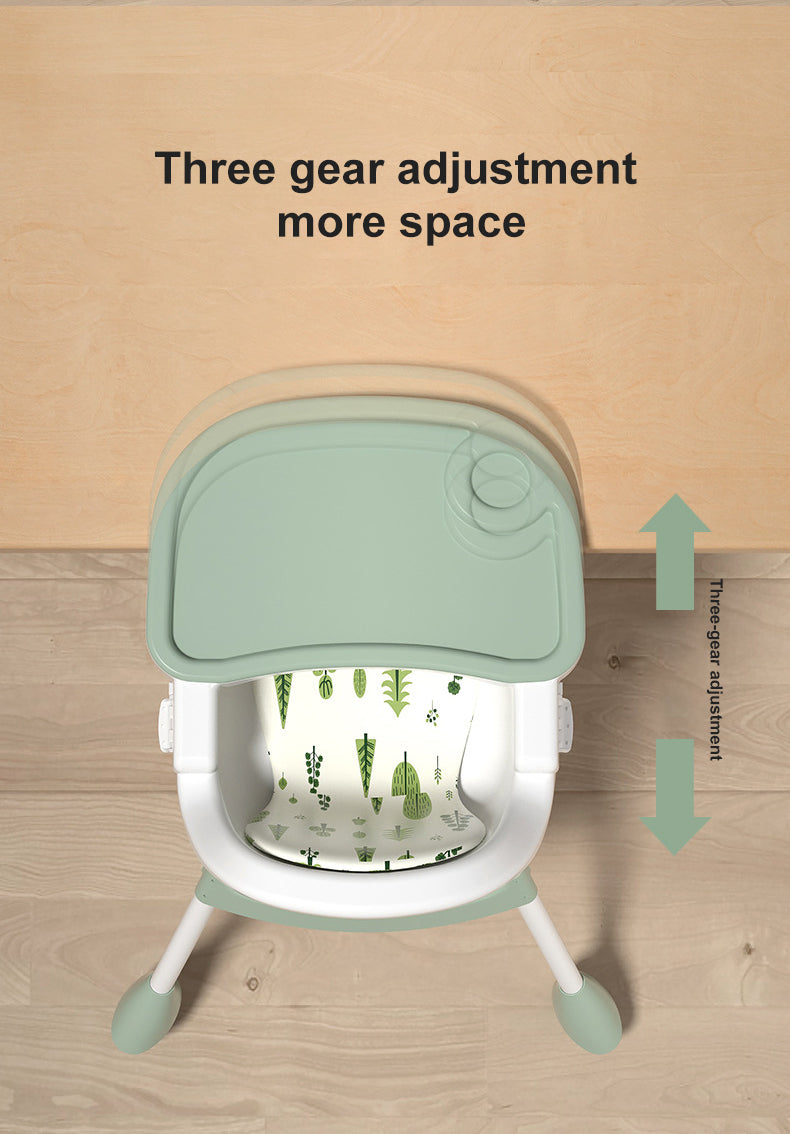Baby High Chair - Light Green