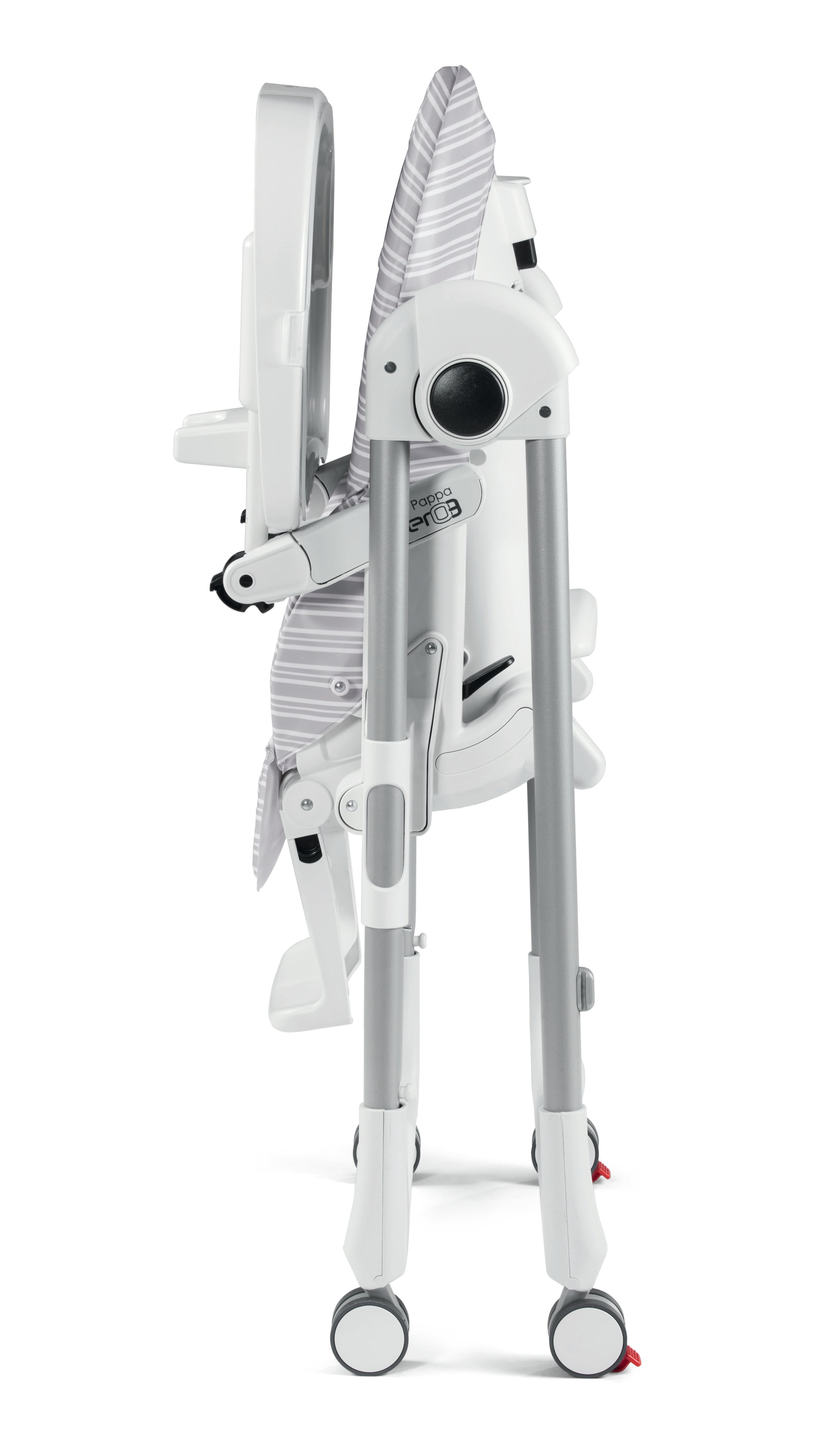Prima Pappa Follow Me Highchair- Linear Grey Regular