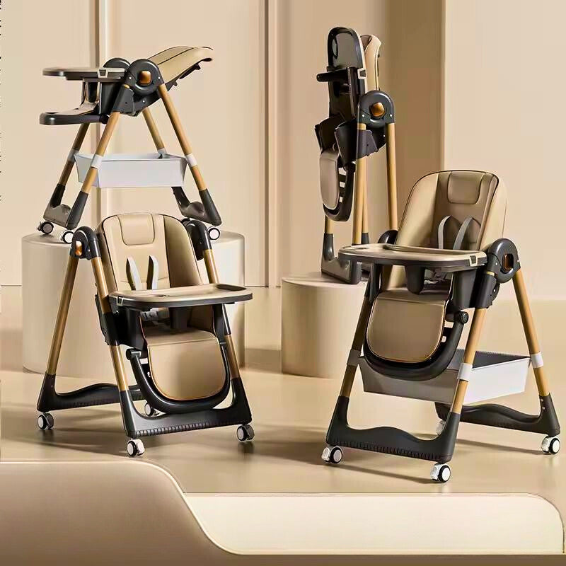 Baby High Chair - Gold