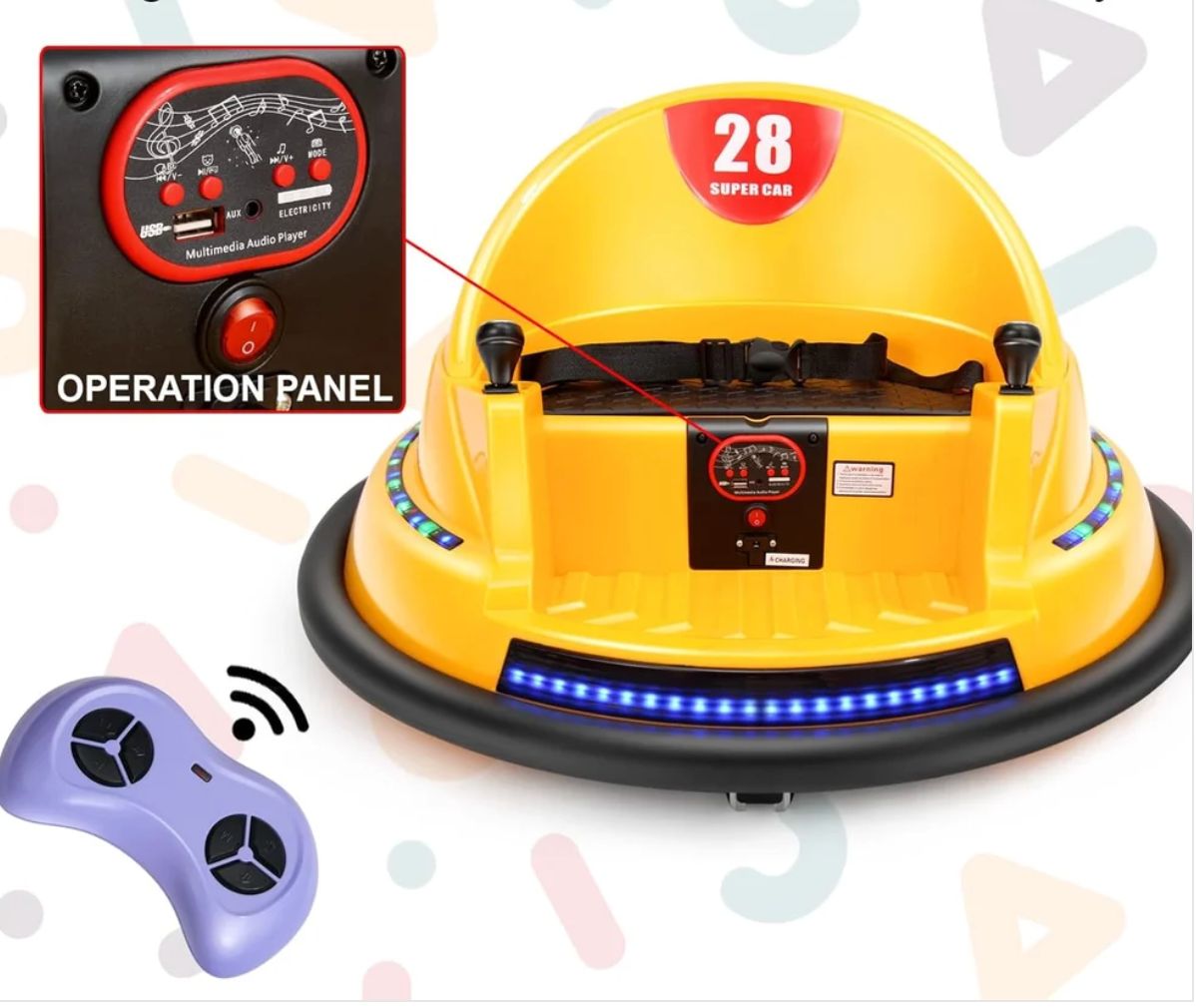 Kidzone Electric Bumper Cars